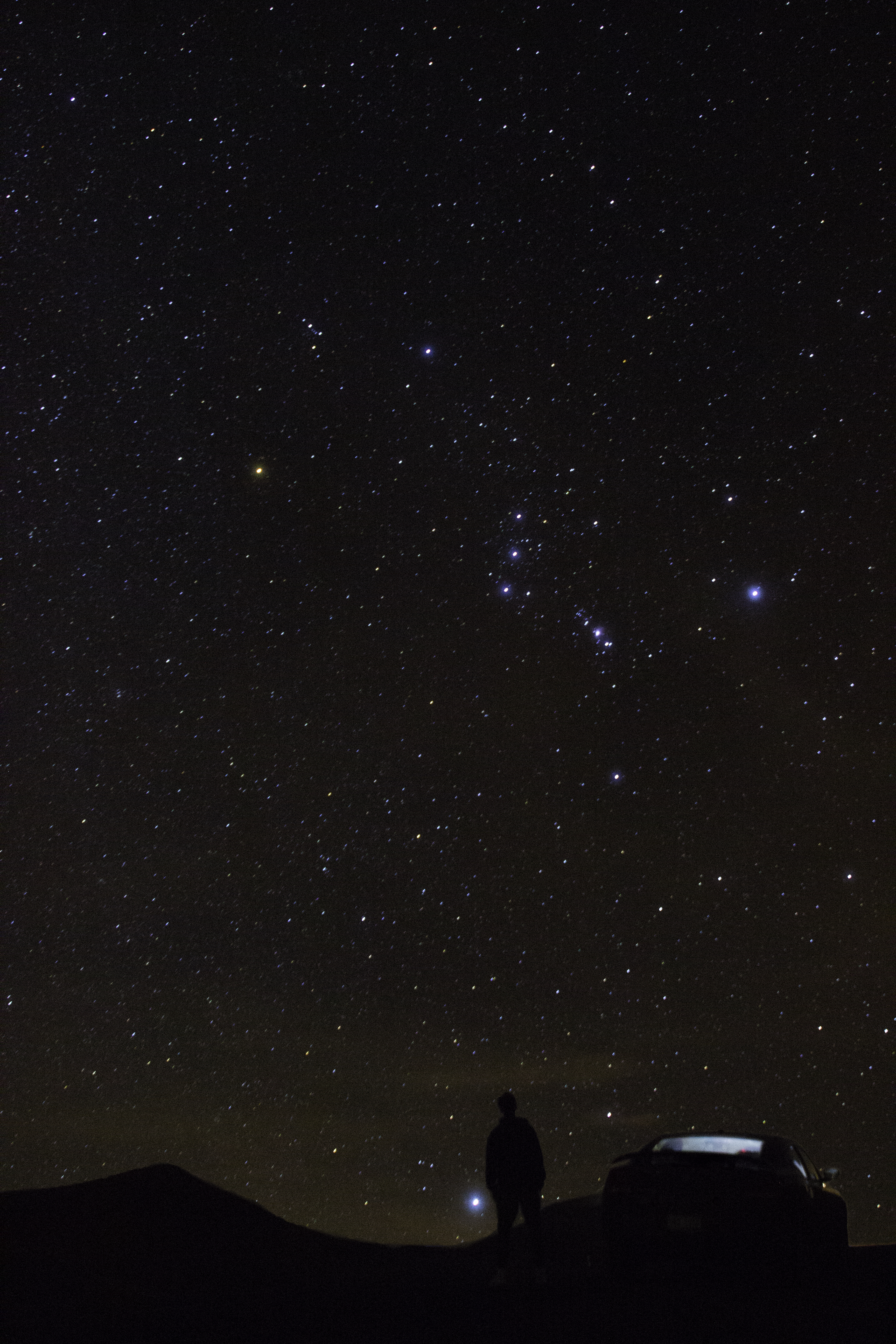 Stargazing under Orion